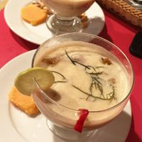 Leche de tigre at Loving Hut Lince in Lima