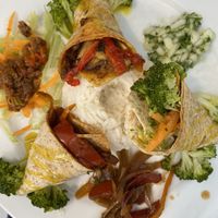 vegan shawarma🫶  at Loving Hut Lince in Lima