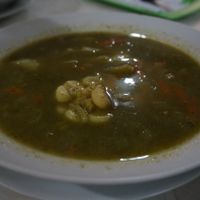 Minestrone.  at Loving Hut Lince in Lima