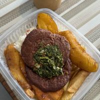 Filete a la chimichurri  at Loving Hut Lince in Lima