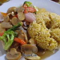 Golden Food at Loving Hut Lince in Lima