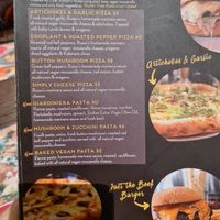 Old menu has vegan options at Russo's New York Pizzeria in Dubai