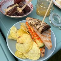 Sandwich met naturel chipjes  at Vakantieboerderij Huize Nuis in Noordbeemster