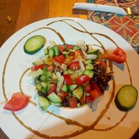 Normal mixed salad at Cafe Şafak in Nevsehir