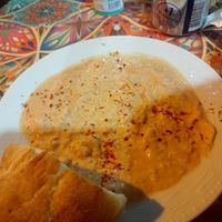 Homemade hummus at Cafe Şafak in Nevsehir