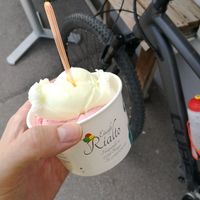 Erdbeer & Avocado-Limette at Eis Rialto in Bisingen