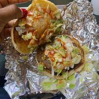 Soggy greasy burger at Mr. Veg'n in Houston