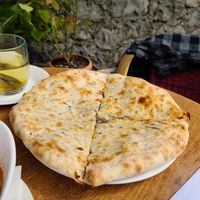 The Mushroom bread at Cafe Laila in Mestia