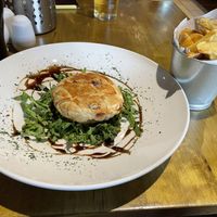 Beetroot and sweet potato wellington, the chips defeated me   at Valentines Restaurant in Barnard Castle