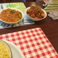 Mixed vegetables, Alu Gobi  at Namaste India in Bitburg