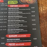 Menu  at Pita Fan in Rhodes