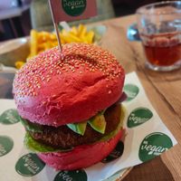 Japanese burger at Mr. Vegan Foodbar in Apeldoorn
