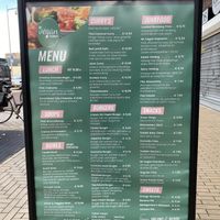 the Menu  at Mr. Vegan Foodbar in Apeldoorn