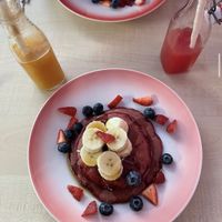 Berry pancakes   at Moak Pancakes - Pijp in Amsterdam