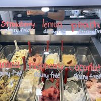 All the flavours   at Love Gelato in Markham
