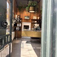 Inside is a quaint self-service kiosk  at Bánh Mì Deli in Amsterdam