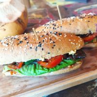 Brushetta with grilled vegetables at The Sage Bali in Pemuteran