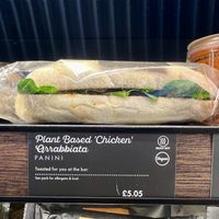 ‘Chicken’ panini  #Veganuary at EDI - Caffé Nero in Edinburgh