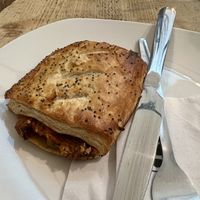 Plant based sausage roll  #Veganuary at EDI - Caffé Nero in Edinburgh