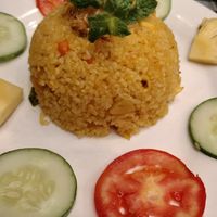 Pineapple fried rice at Ken Vegetarian and Coffee in Hoi An