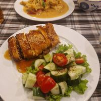 Faux duck and tofu satay at Ken Vegetarian and Coffee in Hoi An