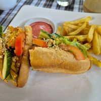 "pork" bahn mi at Ken Vegetarian and Coffee in Hoi An