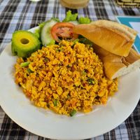 Tofu scrable at Ken Vegetarian and Coffee in Hoi An