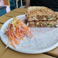 Yummy Reuben sandwich at Tiger Eats Carrot in Brighton
