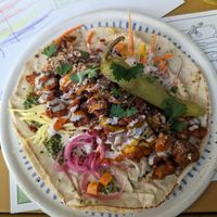 Tandoori tofu at Tiger Eats Carrot in Brighton