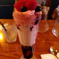 Berry sundae - vegan version (June 2022) at The Gravesberie Inn in Wirral