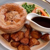 Vegan roast dinner at The Gravesberie Inn in Wirral
