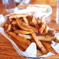 Excellent fries at Franktuary in Pittsburgh