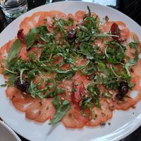 Tomato carpaccio (my favorite) at Magnolia in Rhenen