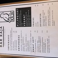   at Bar Kaja in Stockholm