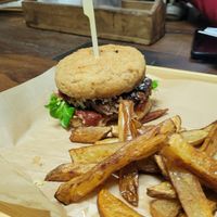 Vegan Burger at streat in Pecs