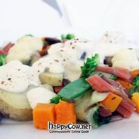 MACHU PICCHU
Choice of steamed potatoes or quinoa served with steamed seasonal vegetables and roasted chili cashew cream sauce 
$8.75 at Cafe Supernatural in Salt Lake City