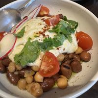 Tahni and fava veans  at Damascus in Wellington