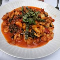 Orecchiette pasta with mushrooms and broccoli rabe  at Café Cortina in Farmington Hills