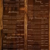 mehr vegane Flammkuchen, auch süss at Flammkuchenhaus in Saarbrucken