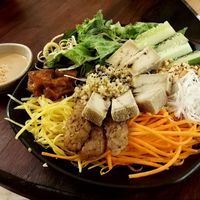 Homemade Vegan cheese salad at Chickpea Eatery Thuan Chay in Hoi An