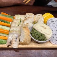 Disappointing Cheese platter at Chickpea Eatery Thuan Chay in Hoi An