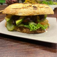 Meh beef sandwich at Chickpea Eatery Thuan Chay in Hoi An