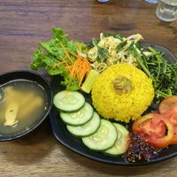 Vegan chicken and rice   at Chickpea Eatery Thuan Chay in Hoi An