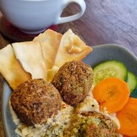 Mini Falafel plate #Veganuary at Chickpea Eatery Thuan Chay in Hoi An