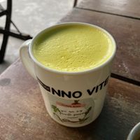 Golden milk   at Chickpea Eatery Thuan Chay in Hoi An