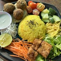Falafel plate   at Chickpea Eatery Thuan Chay in Hoi An