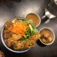 Spring roll bowl  at Chickpea Eatery Thuan Chay in Hoi An