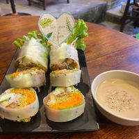 Fresh spring rolls  at Chickpea Eatery Thuan Chay in Hoi An