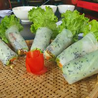 Fresh Springrolls (cooking class) at Chickpea Eatery Thuan Chay in Hoi An