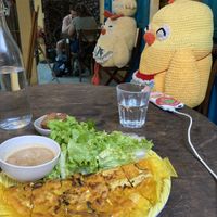 Banh xeo. Delicious  at Chickpea Eatery Thuan Chay in Hoi An